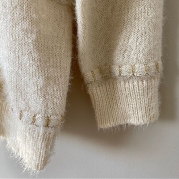 Dreamers Knit Metallic Detail Cozy Sweater. - Picture 7 of 10